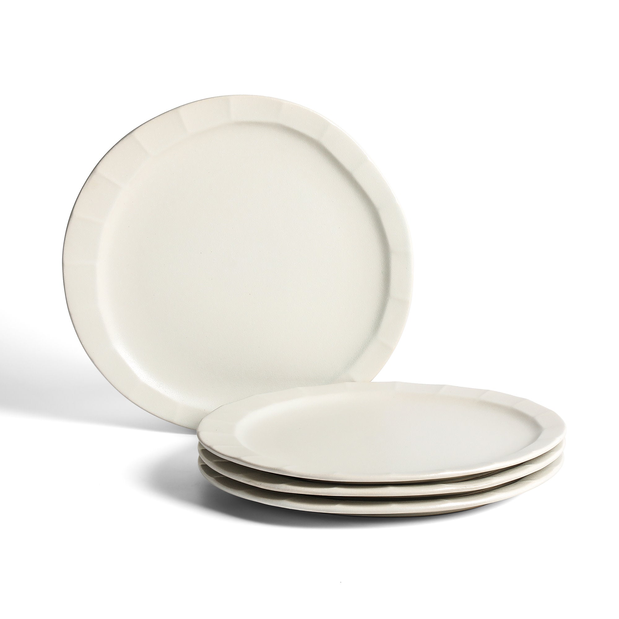 Oasis Stoneware Dinner Plate - White
