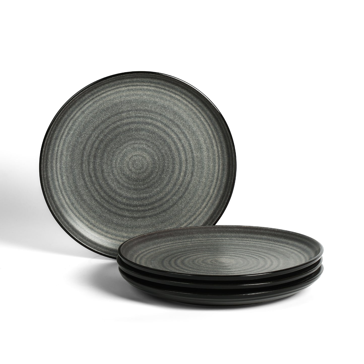 Dua Stoneware Dinner Plate - Black