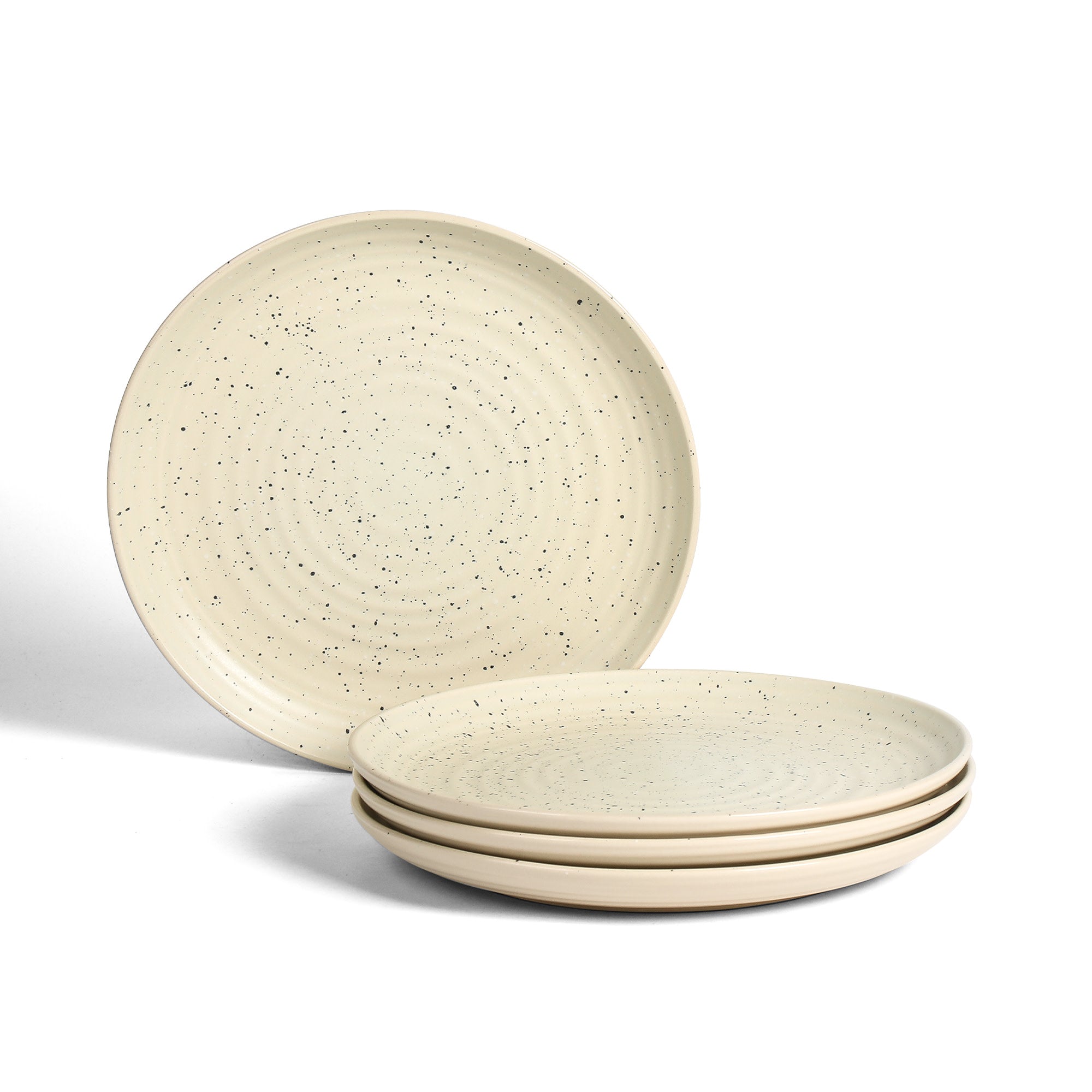 Dua Stoneware Dinner Plate - White