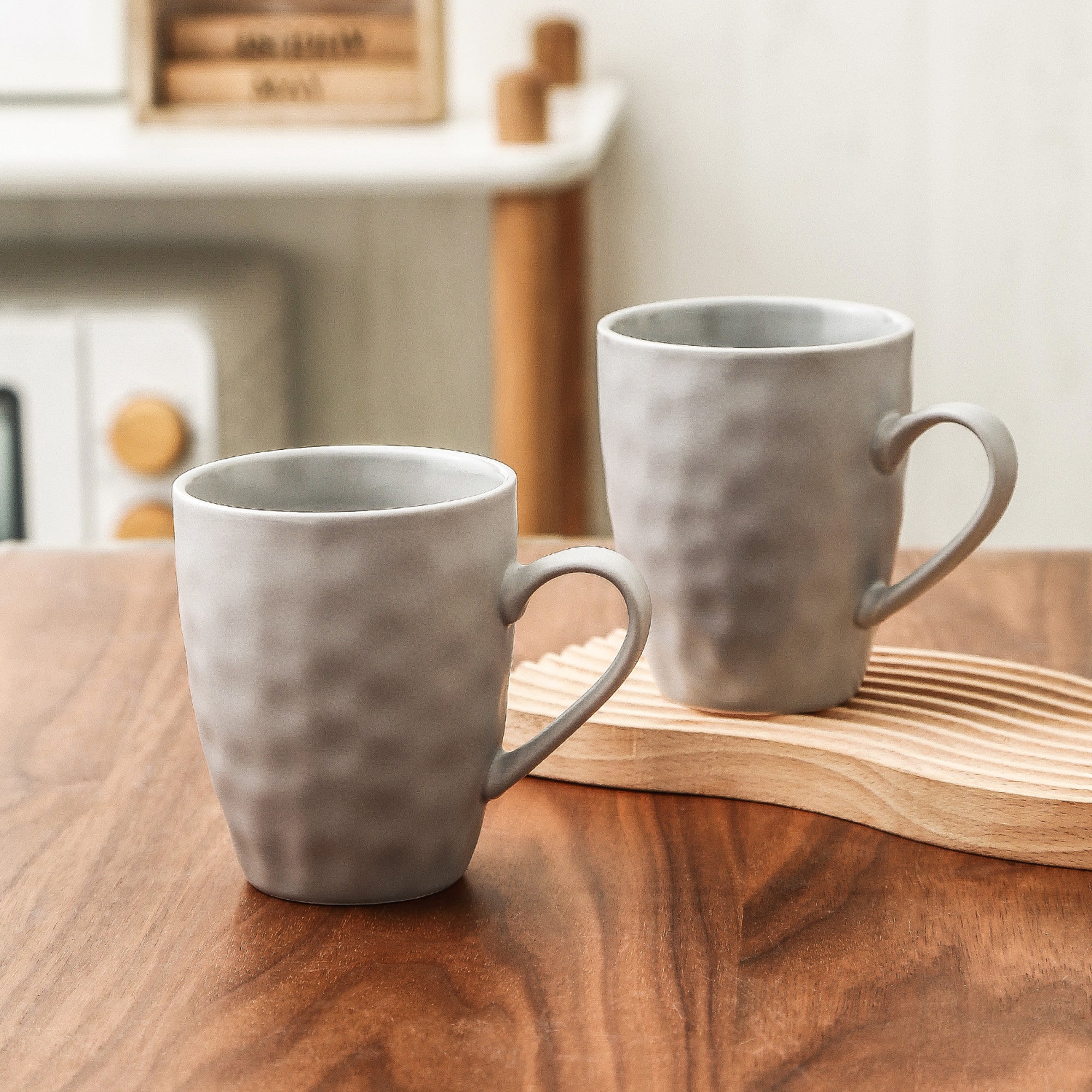 Clara Porcelain Dinnerware Set - Gray