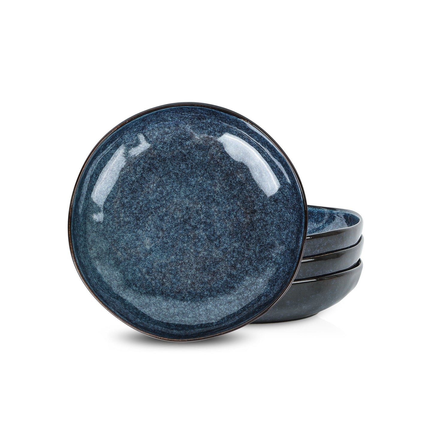Mirella Stoneware Pasta Bowl - Blue
