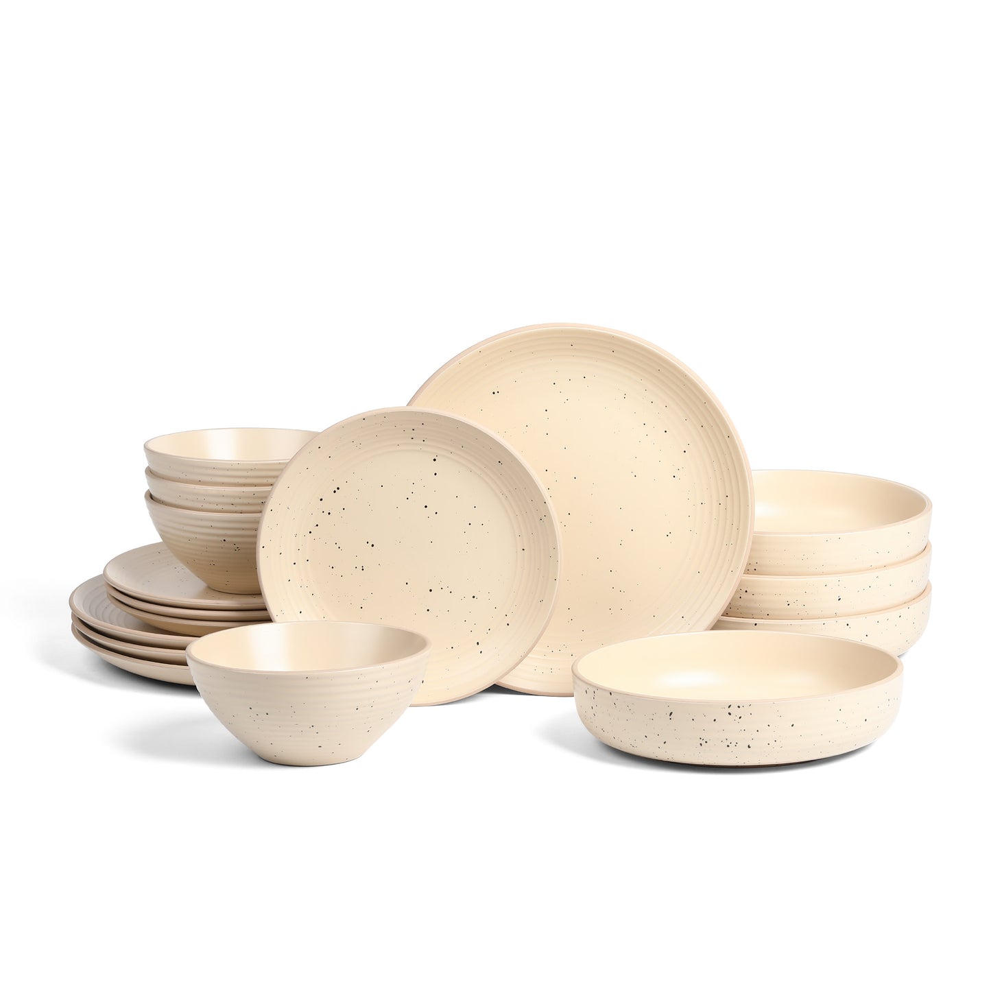 Lauren Stoneware Dinnerware Set - Beige