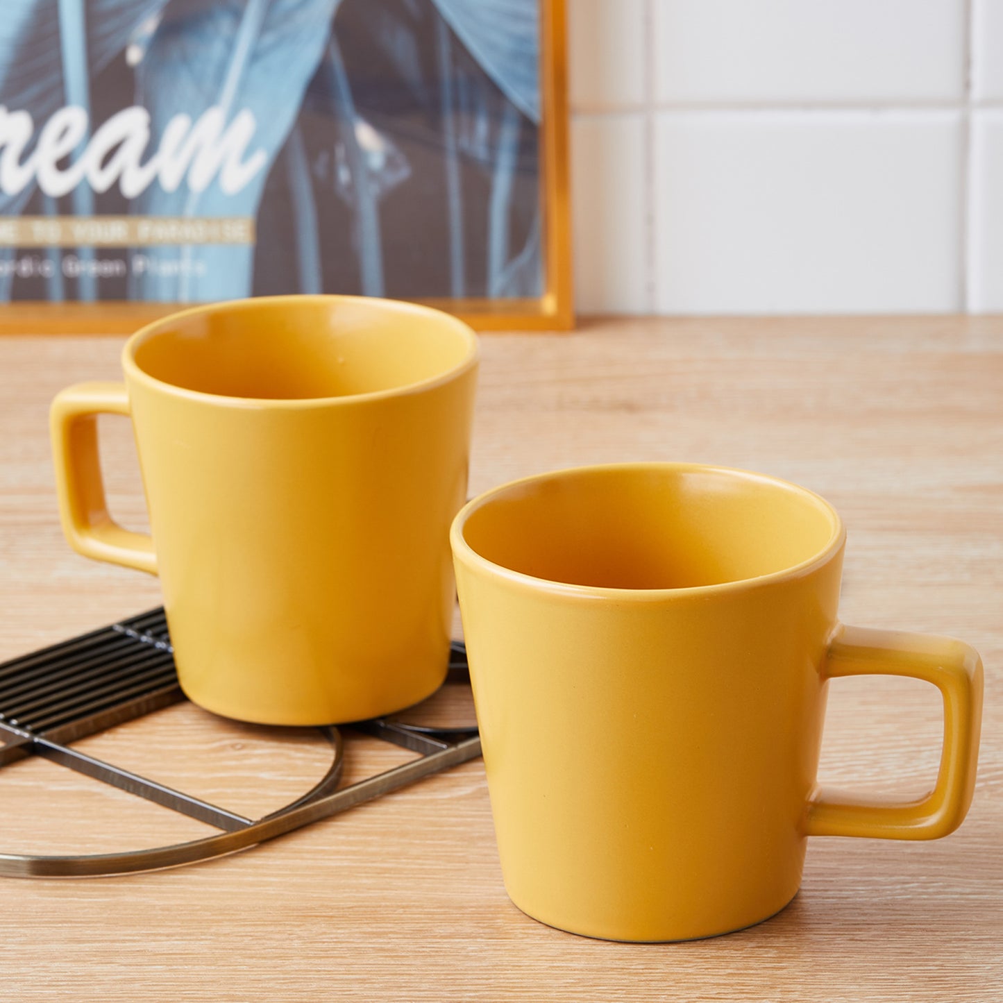Cleo Stoneware Dinnerware Set - Yellow