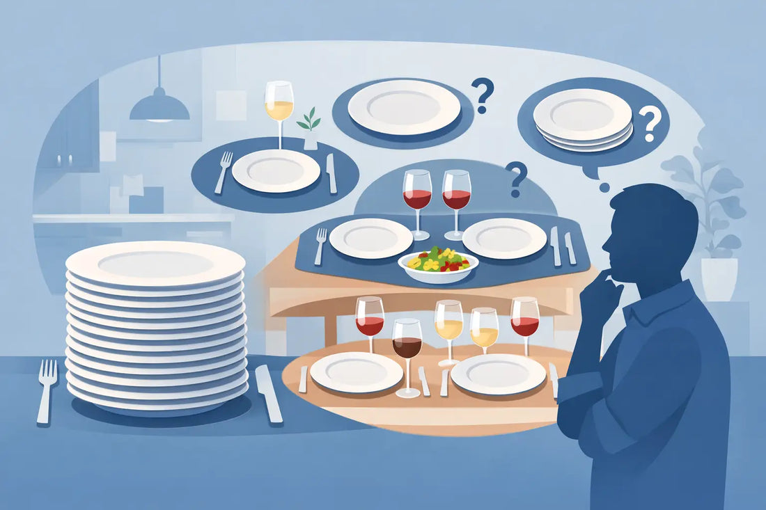 How Many Dinner Plates Do I Need at Home?