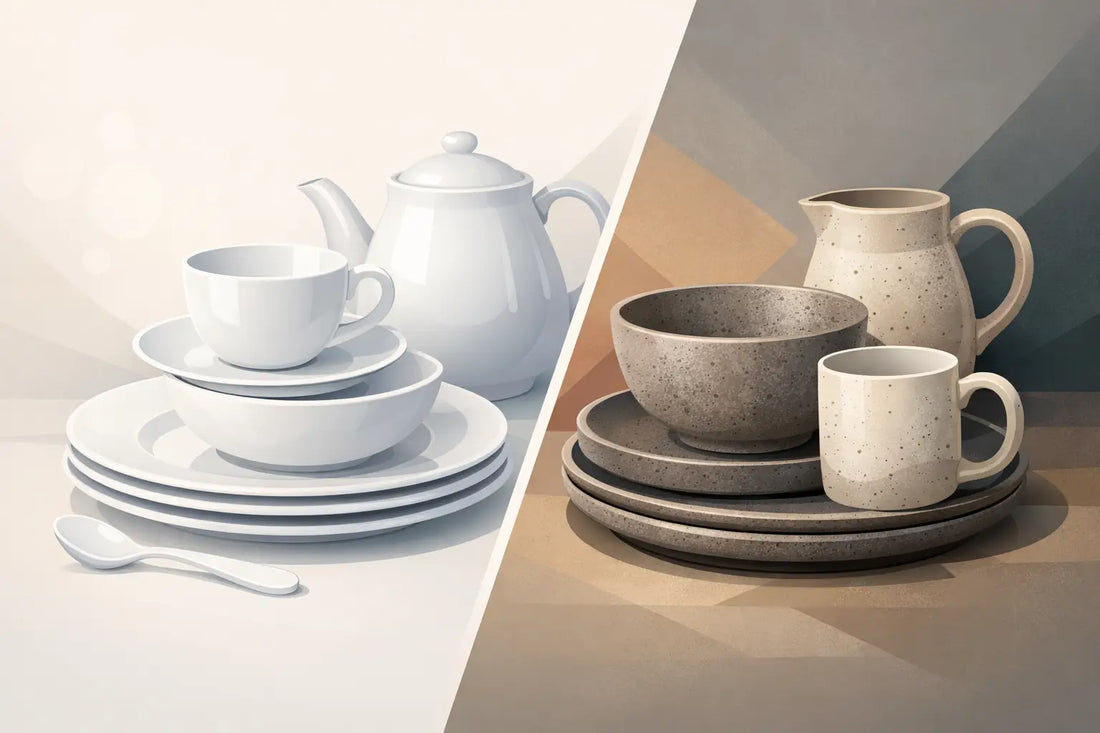 Porcelain vs Stoneware Dinnerware