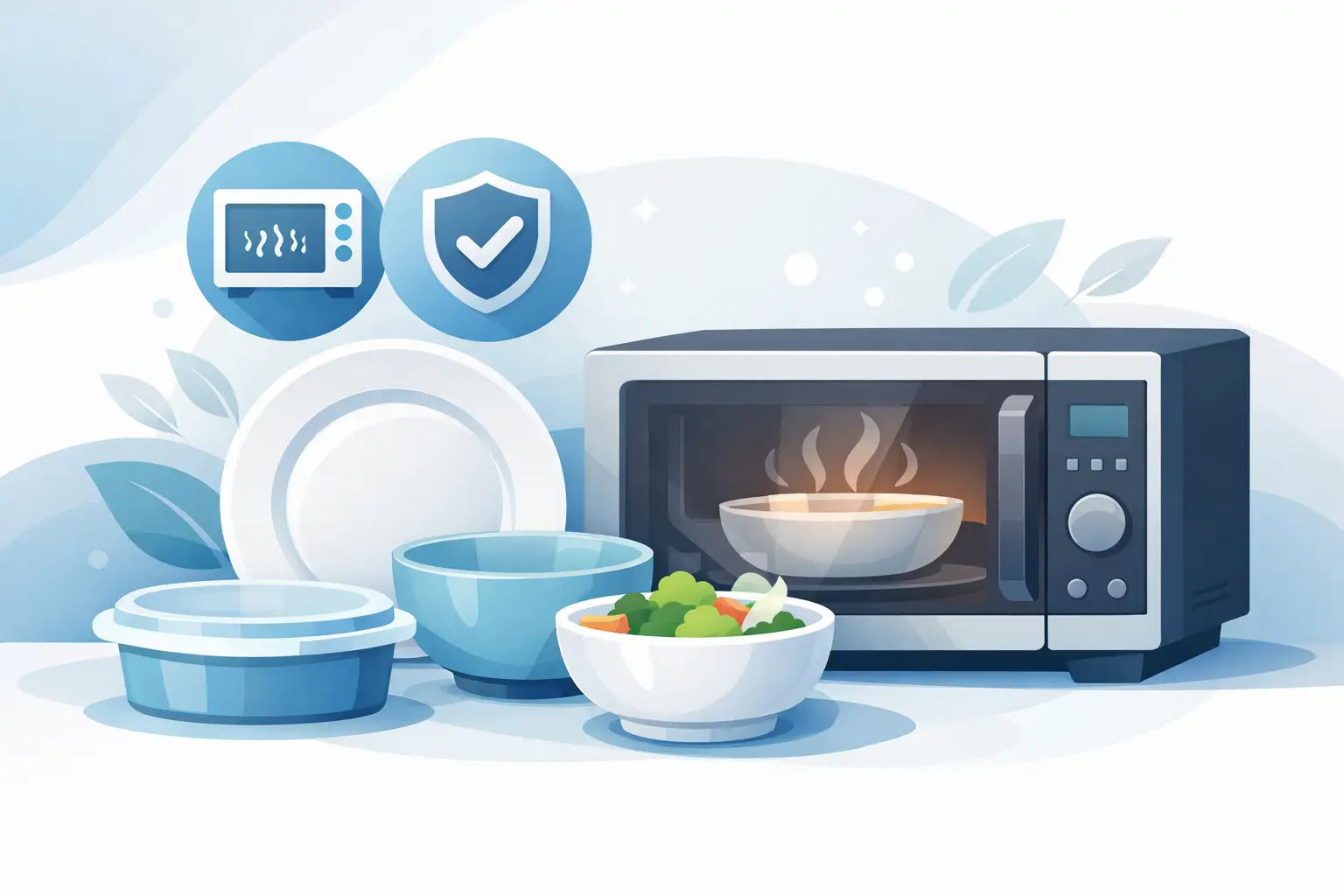 Choosing Microwave Safe Plates and Bowls