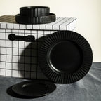 Lusso Stoneware Dinnerware Set - Black
