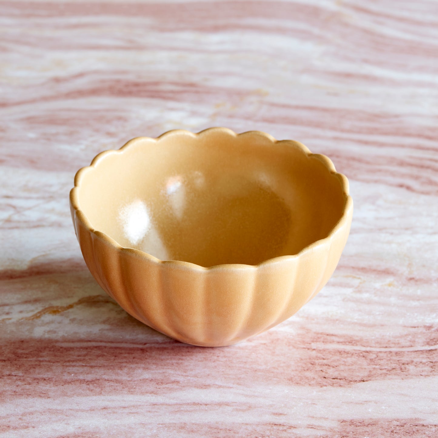 Dhalia Stoneware Dinnerware Set - Camel
