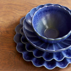 Dhalia Stoneware Dinnerware Set - Blue