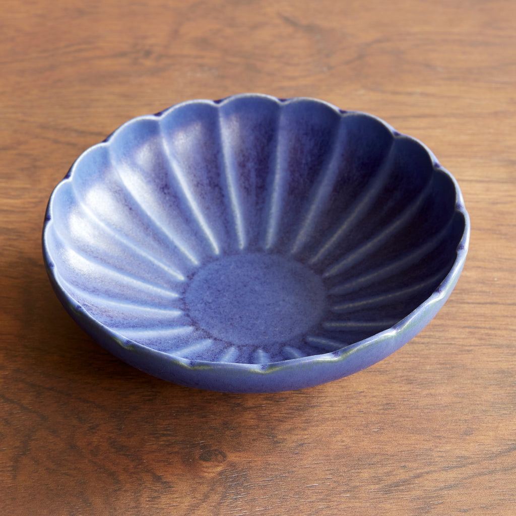 Dhalia Stoneware Dinnerware Set - Blue