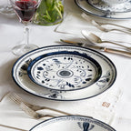 Bruges Porcelain Dinnerware Set - Blue