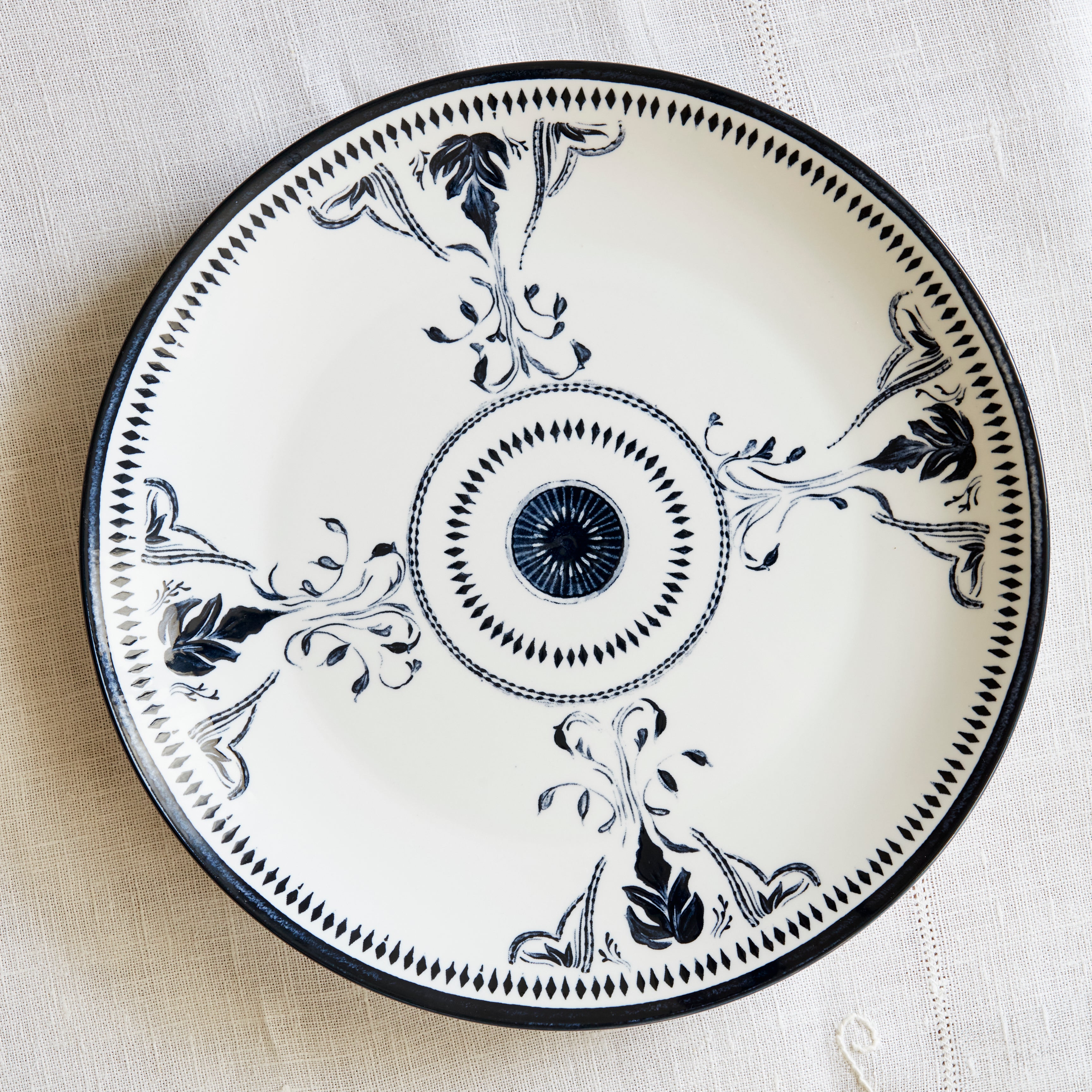 Bruges Porcelain Dinnerware Set - Blue