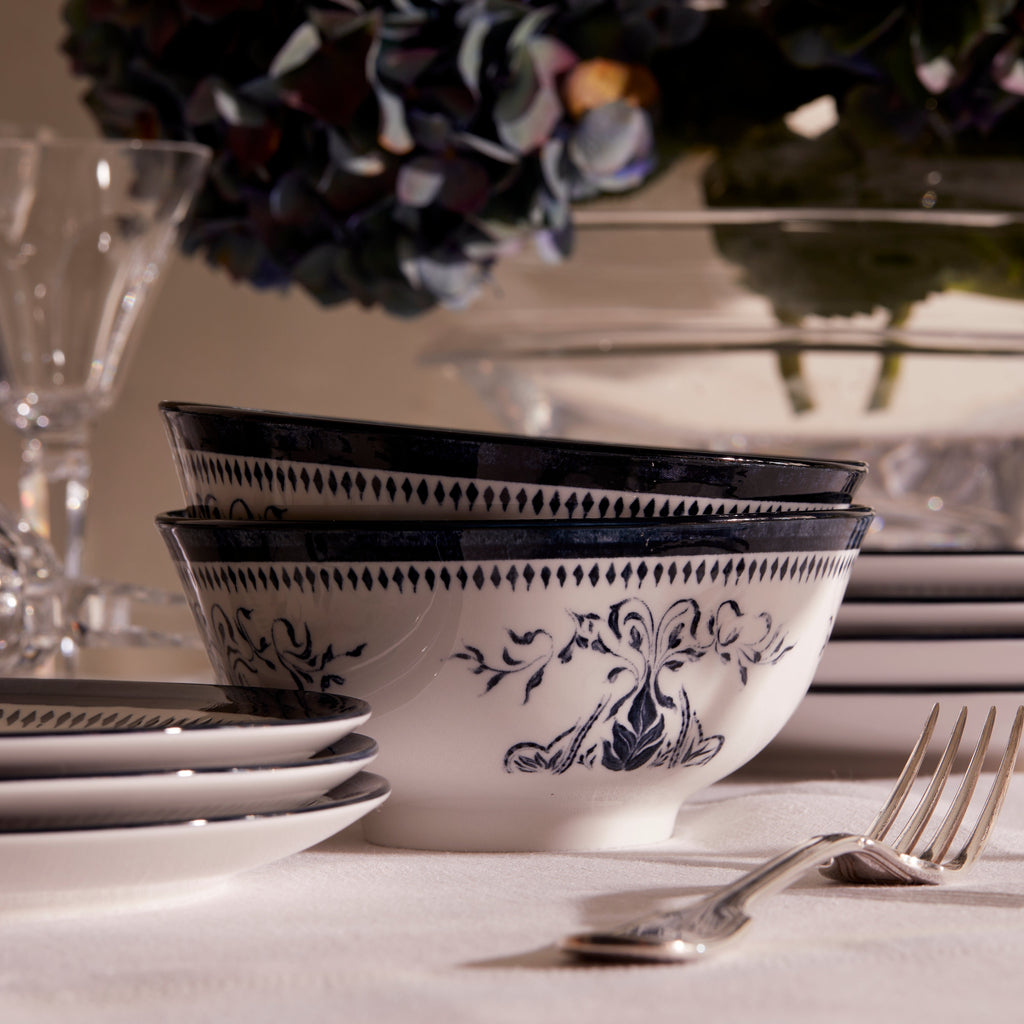 Bruges Porcelain Dinnerware Set - Blue