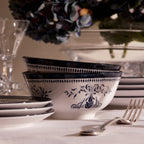 Bruges Porcelain Dinnerware Set - Blue