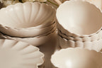 Dhalia Stoneware Dinnerware Set - White