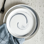 Brighton Porcelain Dinnerware Set - Gray