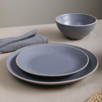 Lauren Stoneware Dinnerware Set - Light Gray