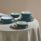 Laro Stoneware Dinnerware Set - Green
