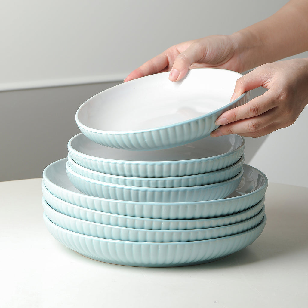 Lustra Stoneware Dinnerware Set - Teal