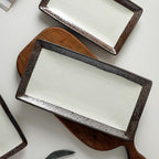 Lucy Porcelain Service Plate Set - Beige