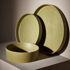 Modan Stoneware Dinnerware Set - Green