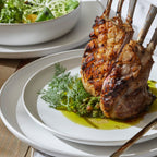 Macchio Stoneware Dinnerware Set - White Matte - Crafted in Portugal - Scratch-Resistant