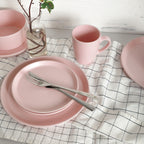 Albie Stoneware Dinnerware Set - Pink