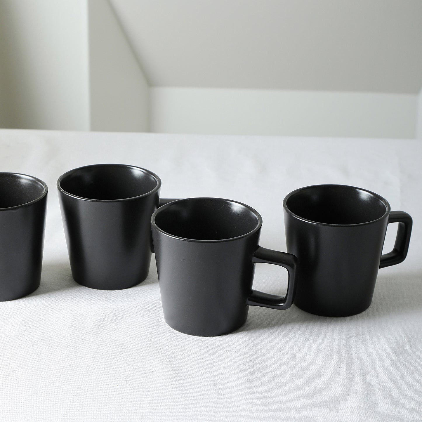 Celina Stoneware Dinnerware Set - Black Matte