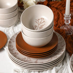 Camelia Stoneware Dinnerware Set