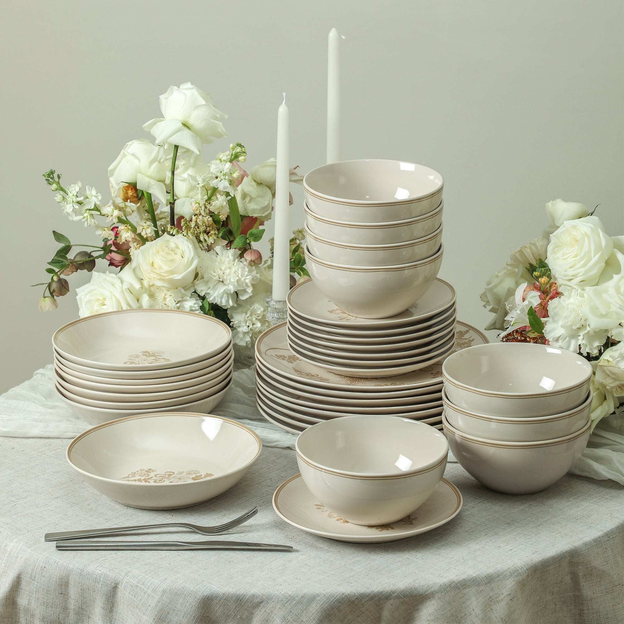 Opal Stoneware Dinnerware Set