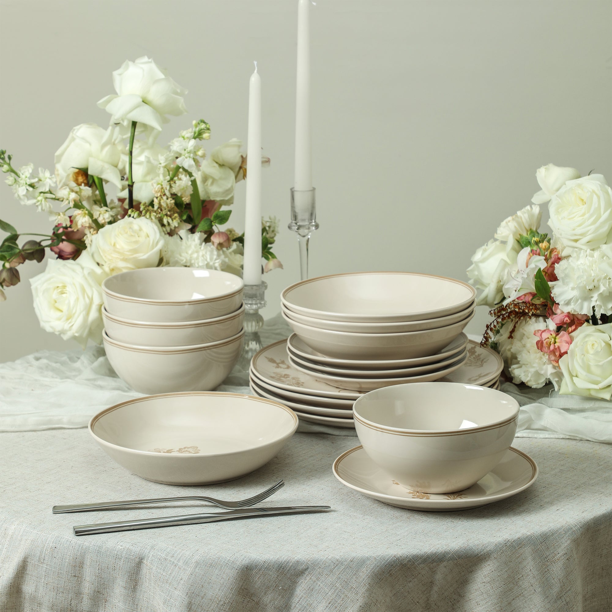 Opal Stoneware Dinnerware Set
