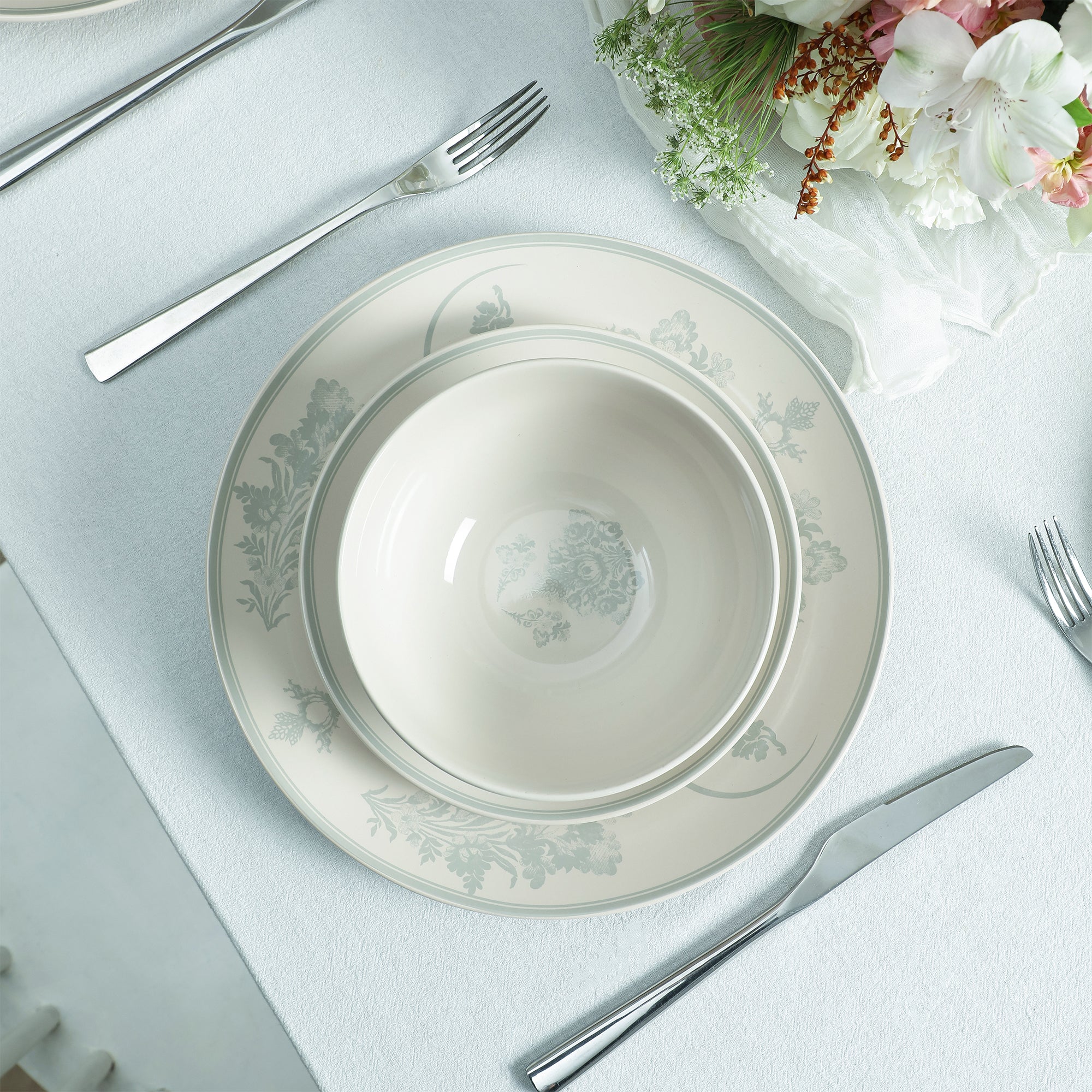 Opal Stoneware Dinnerware Set