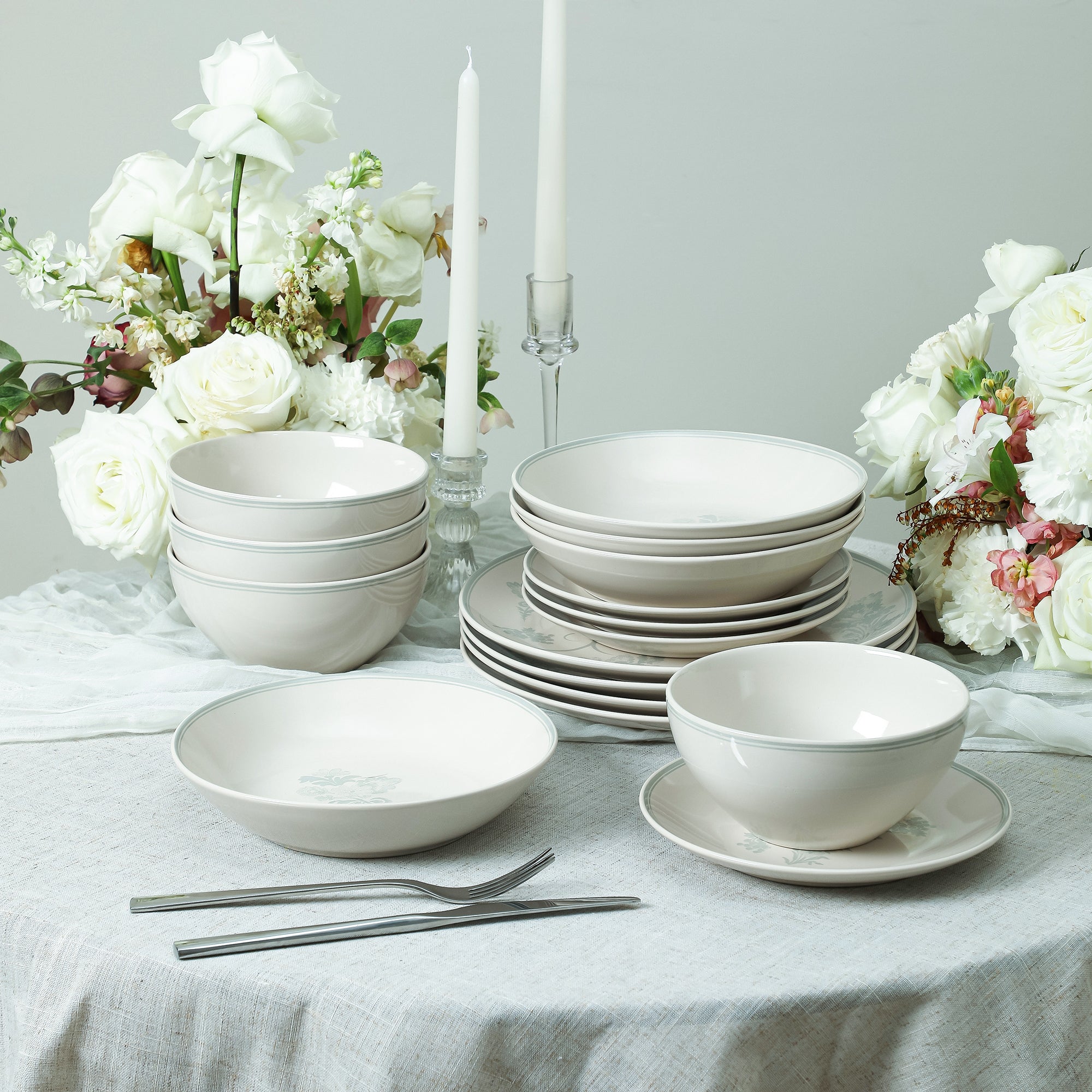 Opal Stoneware Dinnerware Set