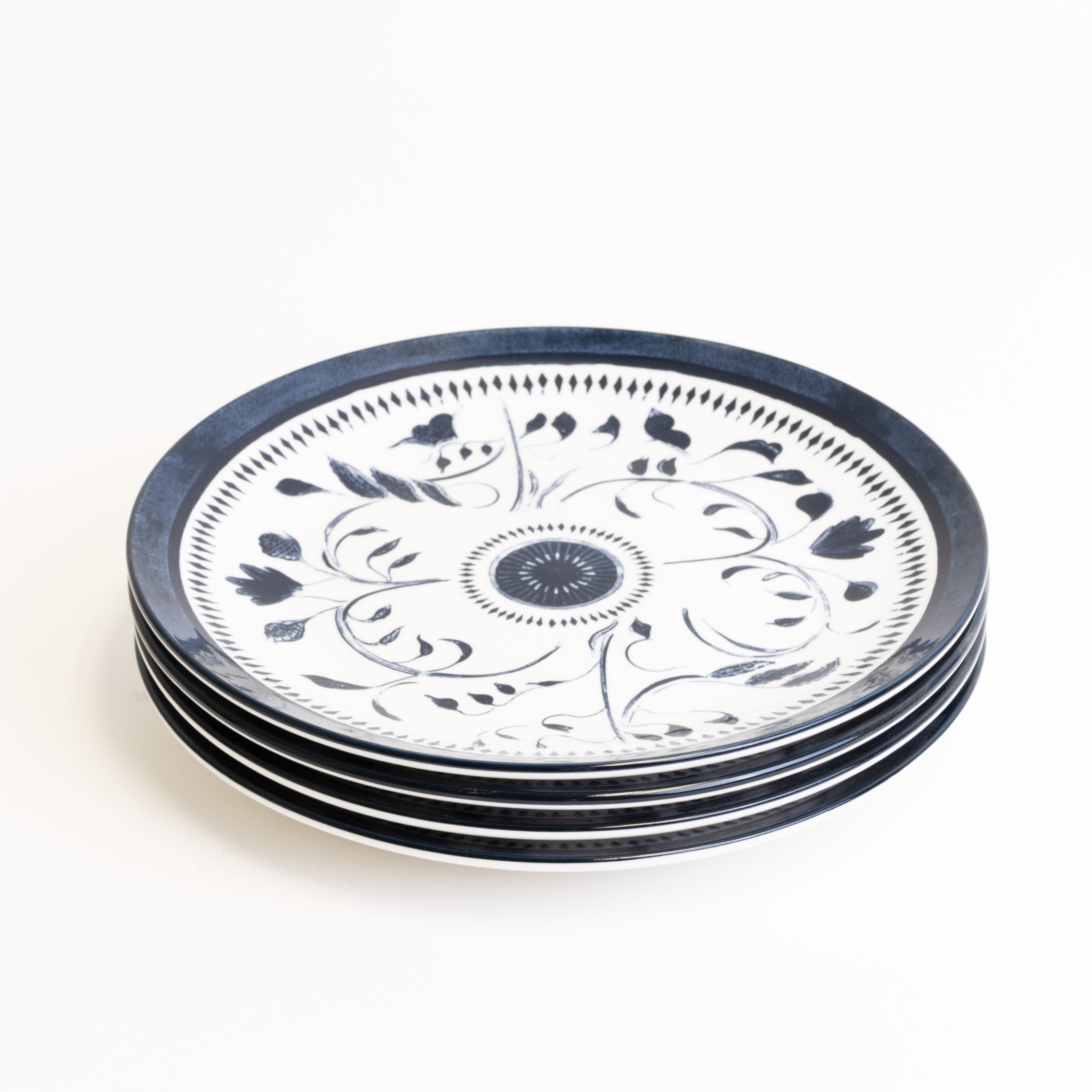 Bruges Porcelain Salad Plate - Blue