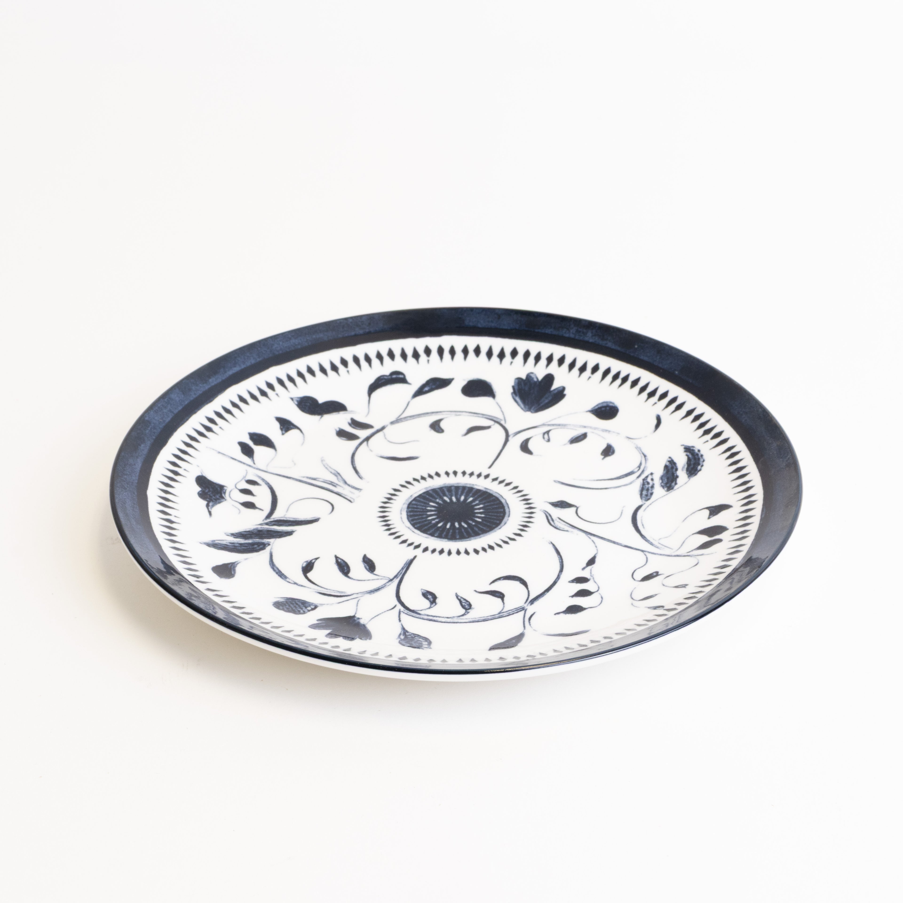 Bruges Porcelain Salad Plate - Blue