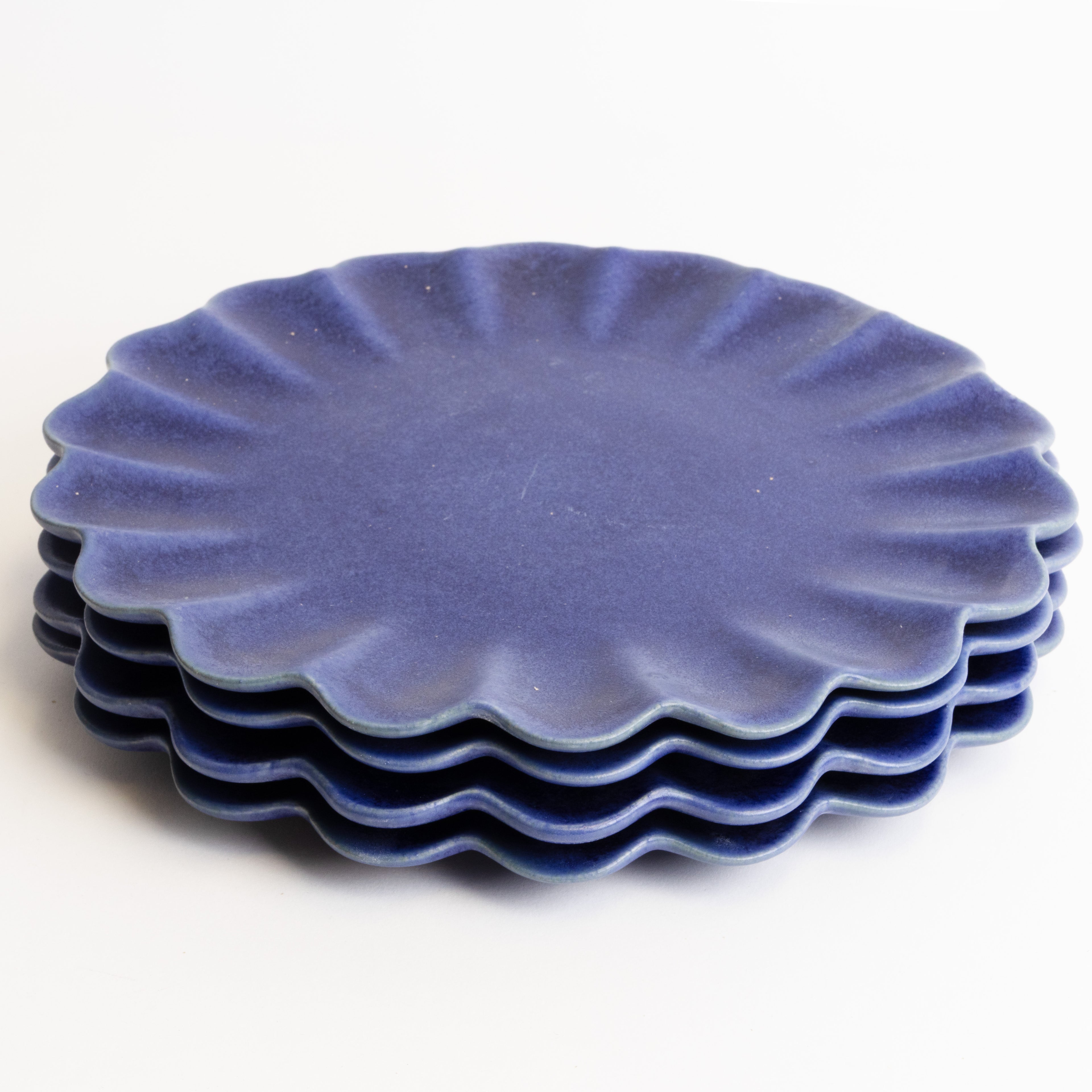 Dhalia Stoneware Dinner Plate - Blue