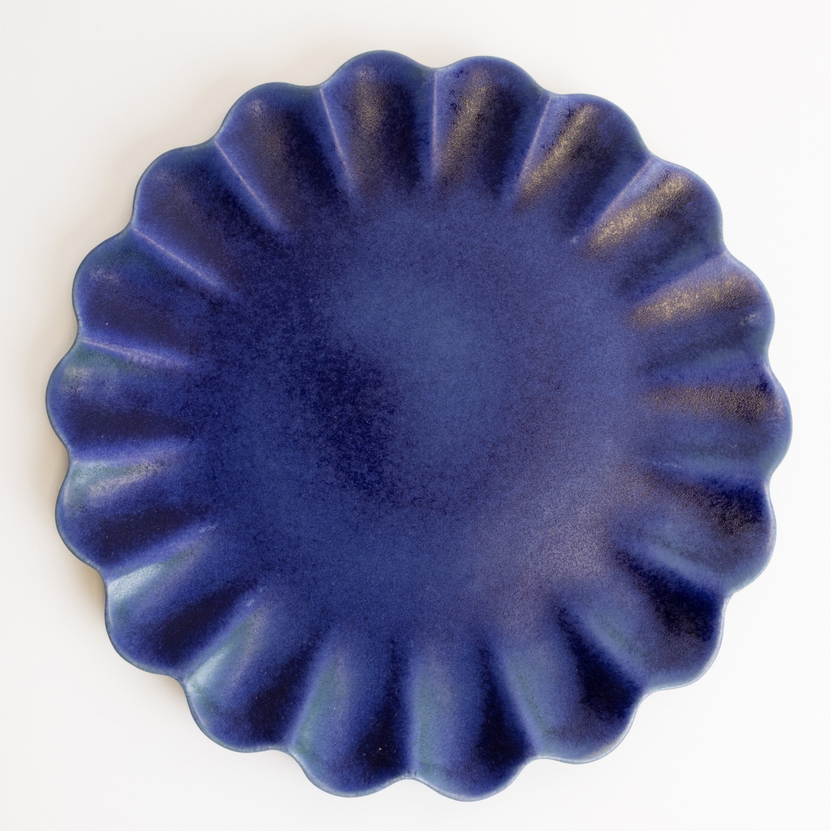 Dhalia Stoneware Dinner Plate - Blue