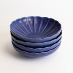 Dhalia Stoneware  Pasta Bowl - Blue
