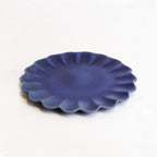 Dhalia Stoneware Salad Plate - Blue