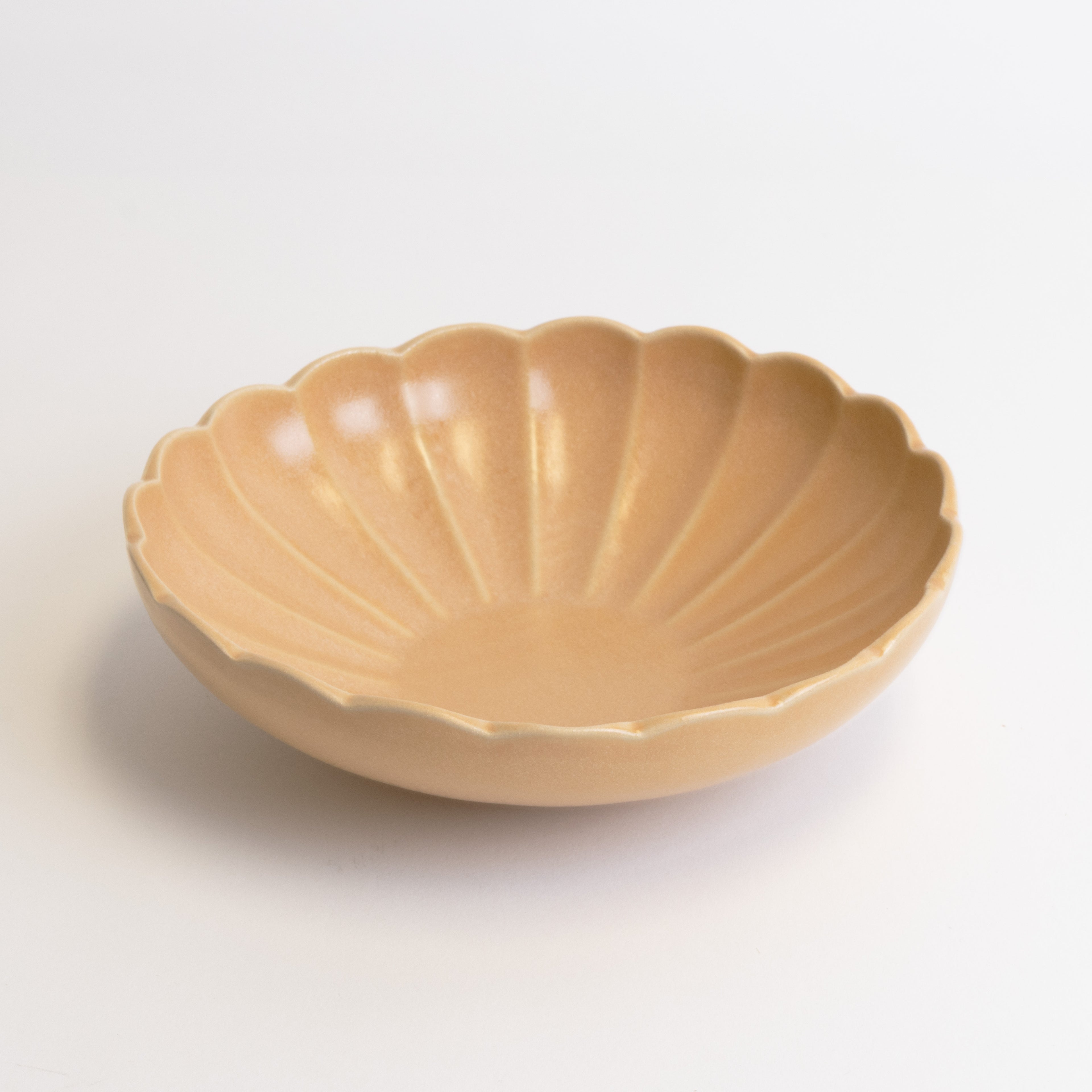 Dhalia Stoneware  Pasta Bowl - Camel
