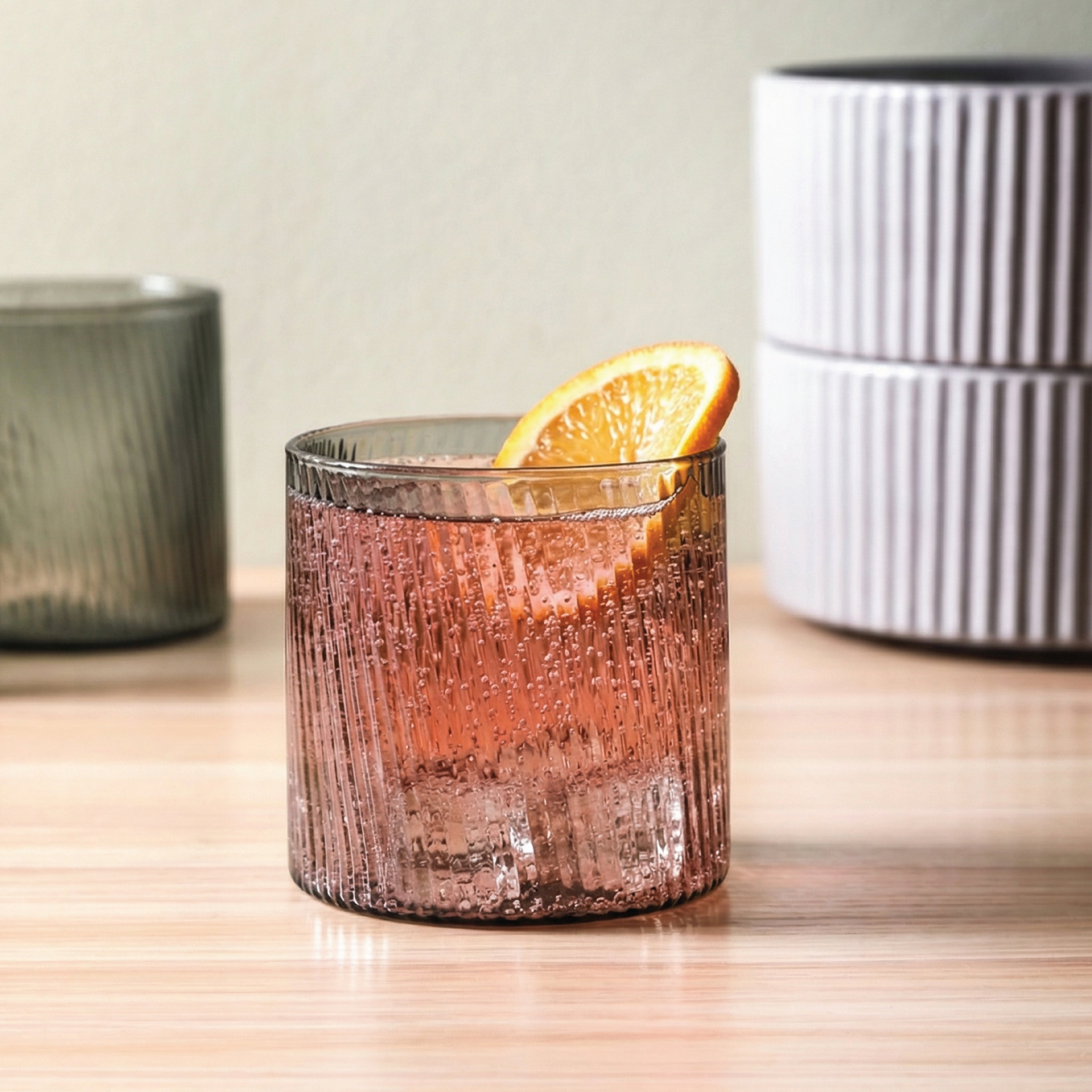 Haven Borosilicate Glass Glass Set - Grey