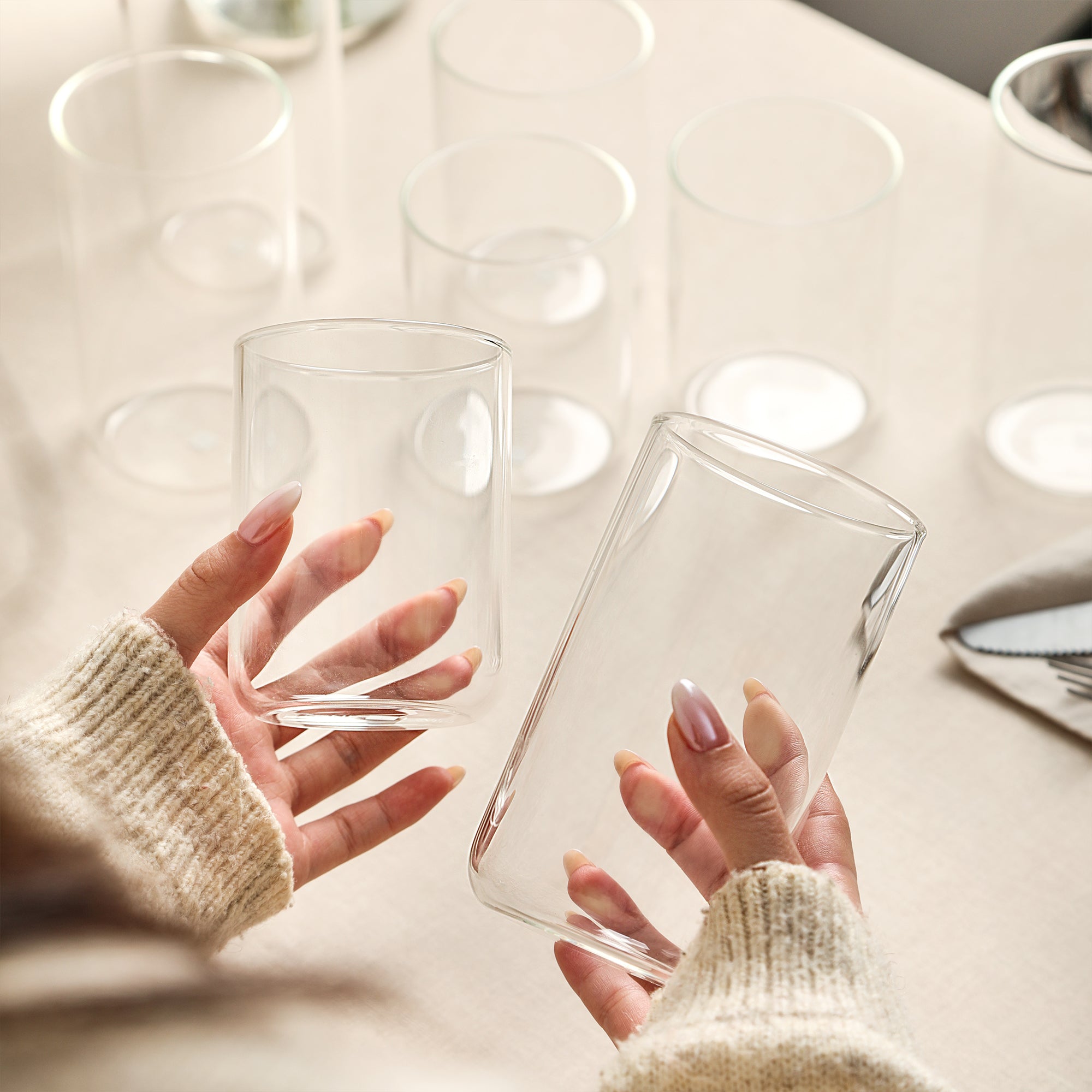 Celina Borosilicate Glass Glass Set - Clear