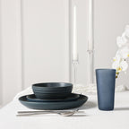 Elio Stoneware Dinnerware Set - Blue