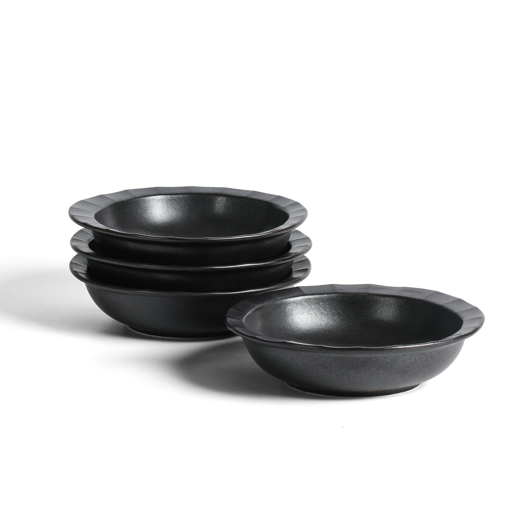 Oasis Stoneware  Pasta Bowl - Black