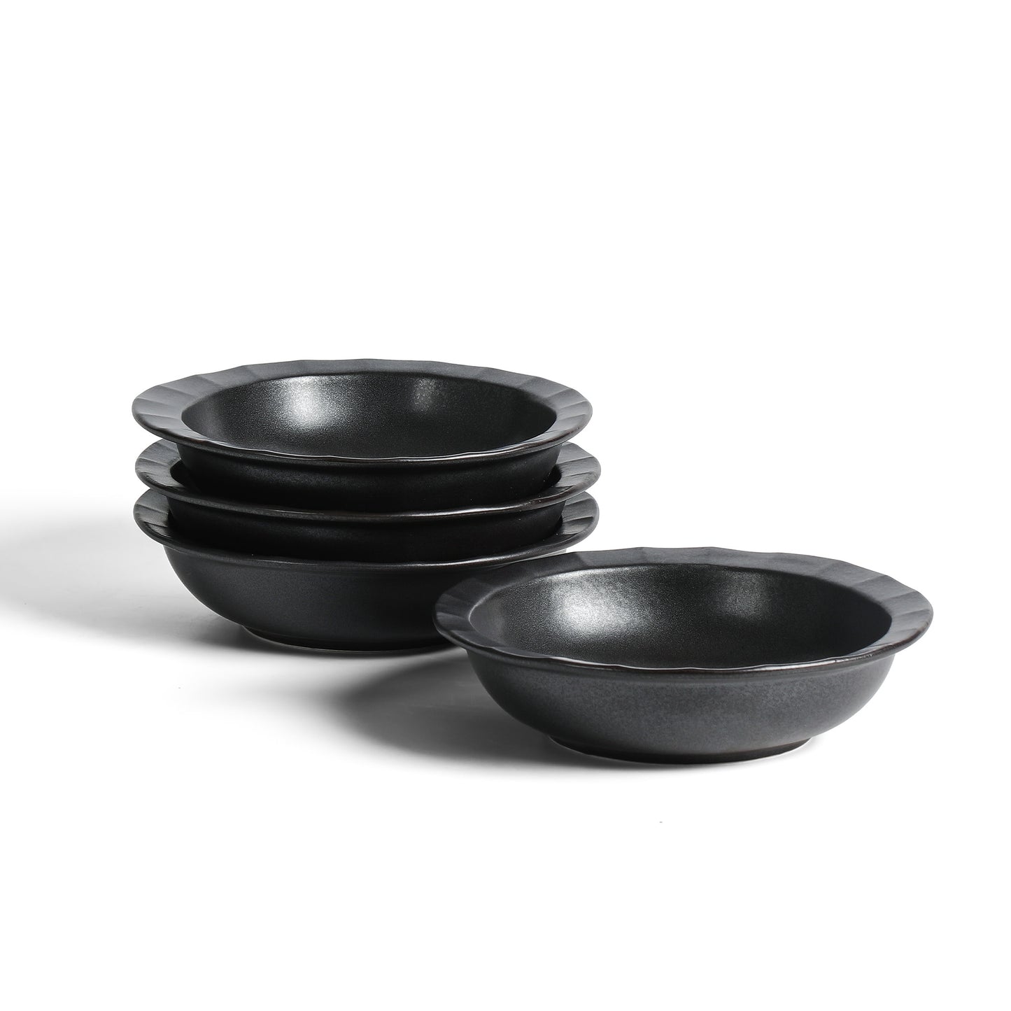Oasis Stoneware  Pasta Bowl - Black