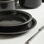 Slate Stoneware Dinnerware Set - Black