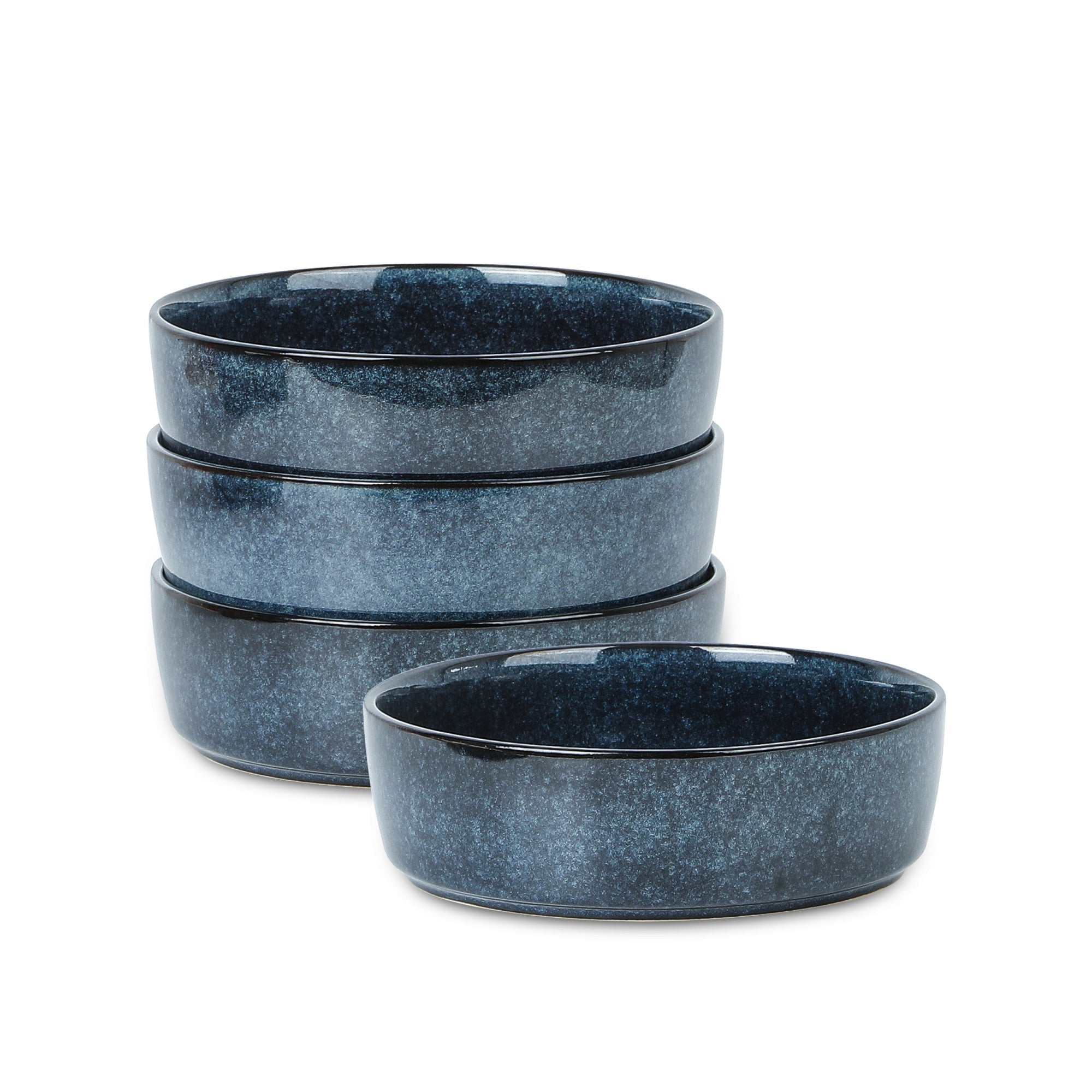 Eden Stoneware Pasta Bowl - Dark Blue