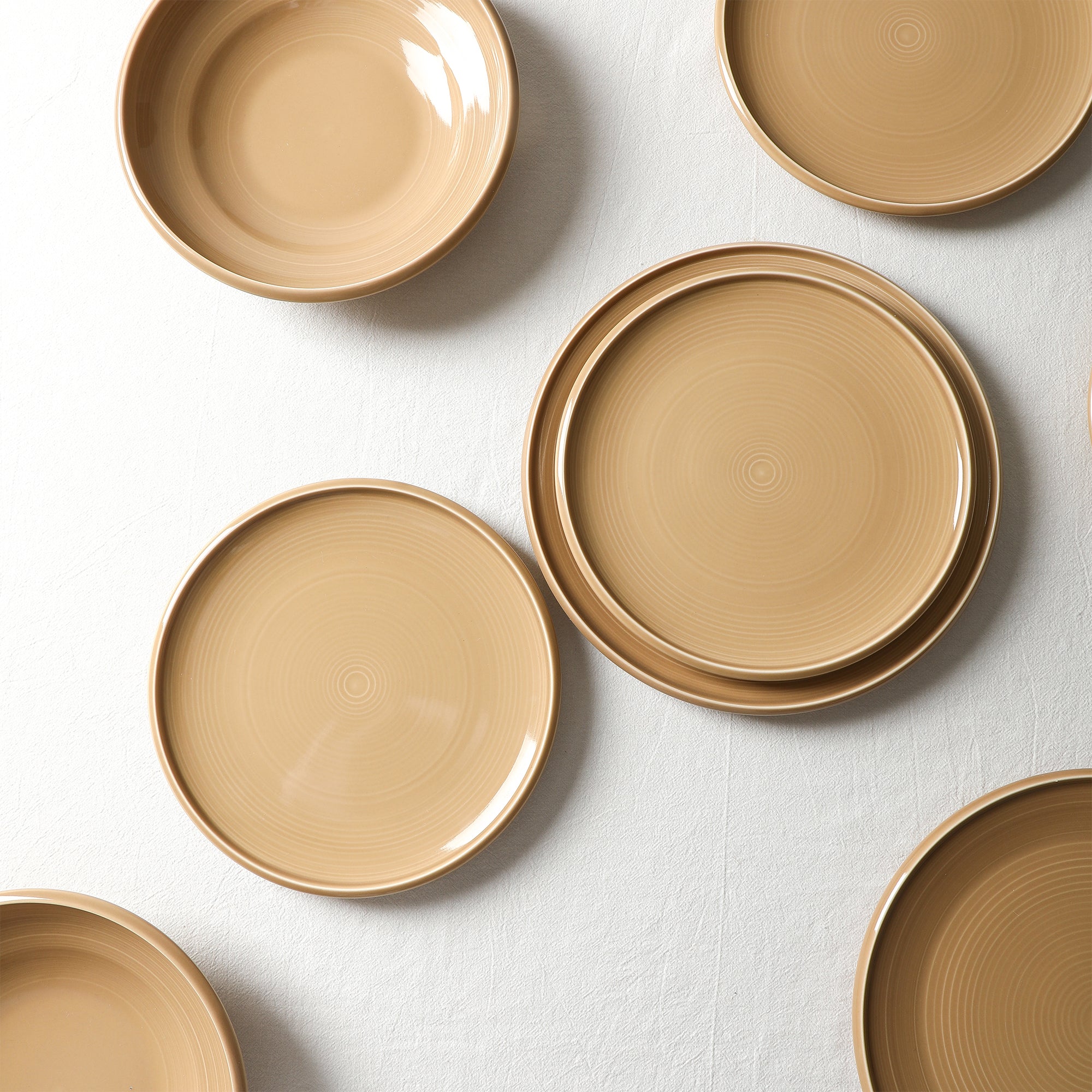 Harmony Stoneware Dinnerware Set - Beige