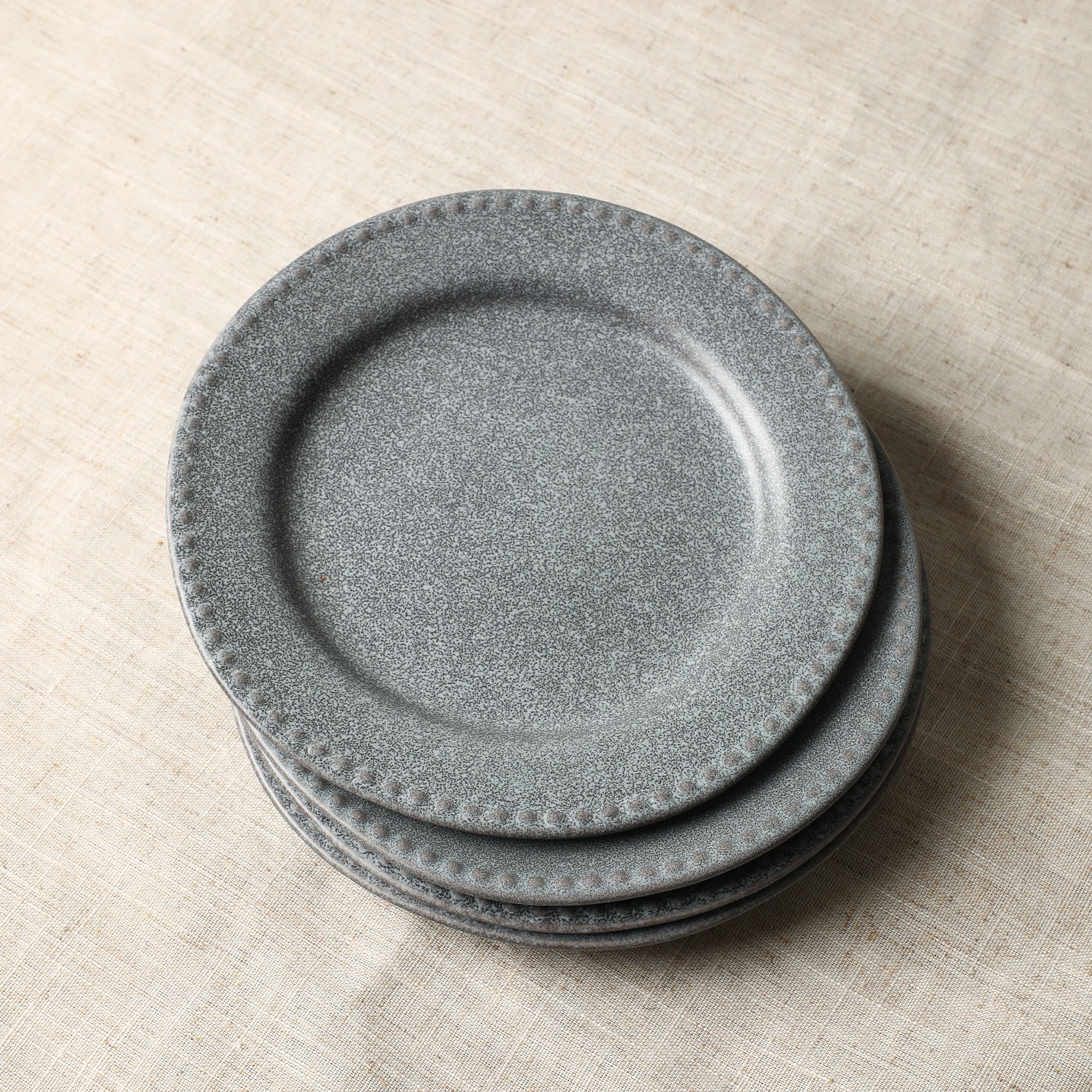 Comet Stoneware Salad Plate Set - Grey