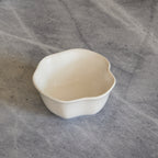 Amorphous Stoneware Bowl Set - White